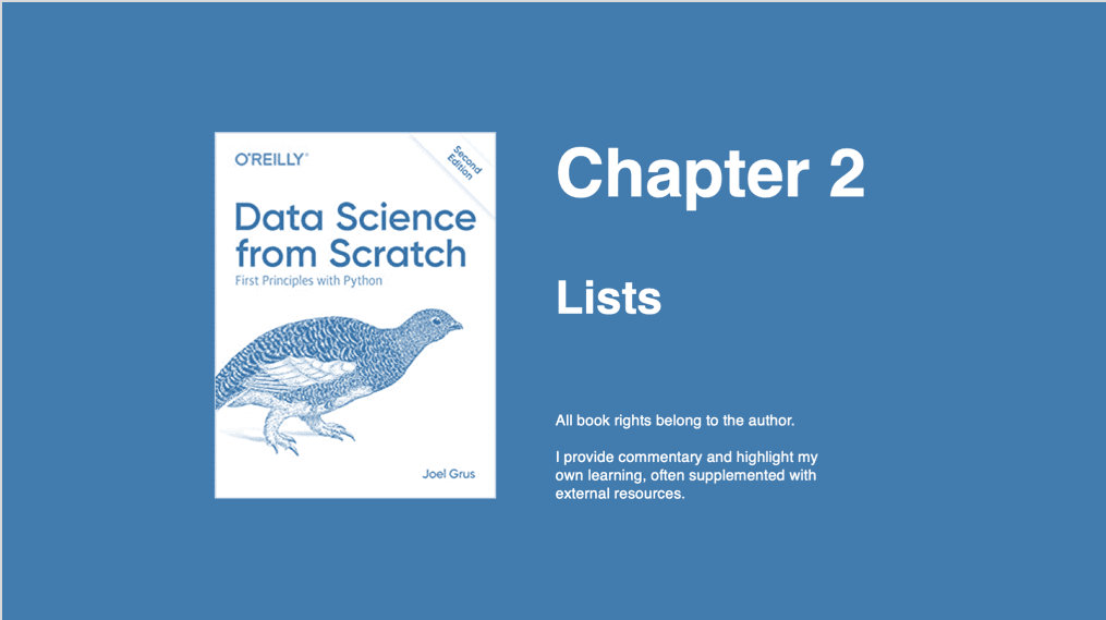 Python Lists and NumPy Arrays